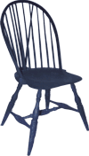 bow back side chair
