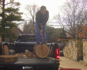splitting a log