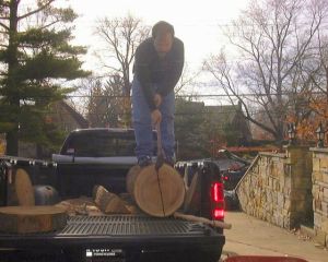 splitting a log