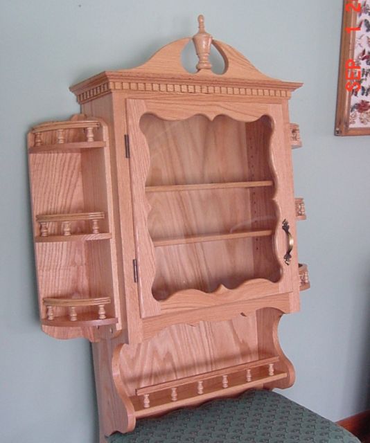 Country style display cabinet